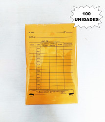 ENVE002 Envelope de Dizimo Controle Anual 100 uni -  Estrela da Manh